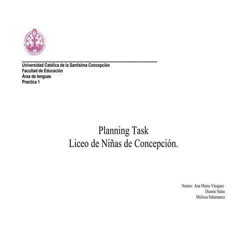 Planificación (planing task)