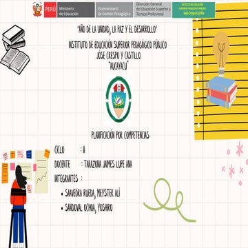 PLAN DE CLASE BASADO EN COMPETENCIA | PPT