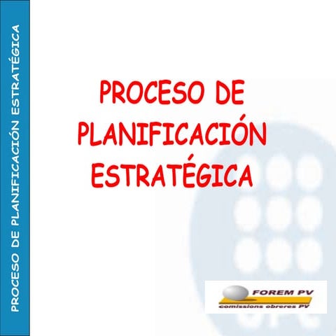 Planificacion estrategica