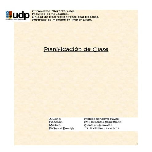 Planificacion de 5º basico ciencias de la vida