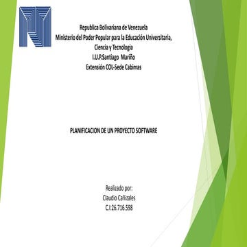 Planificacion de producto software