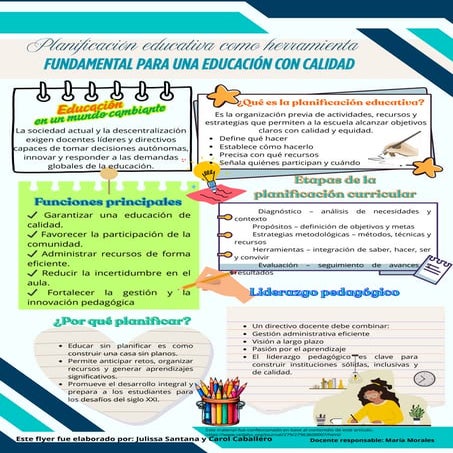 Planificación educativa como herramienta fundamental para una educación ...