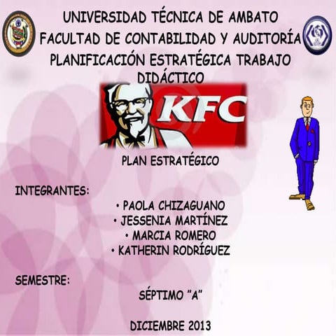 Planificación Estrategica KFC