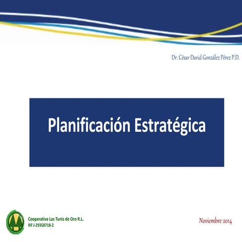 Planificacion estratégica 1