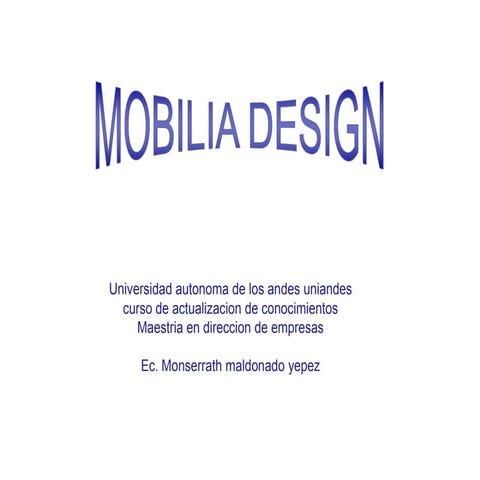 Planificacion estrategica mobiliario design