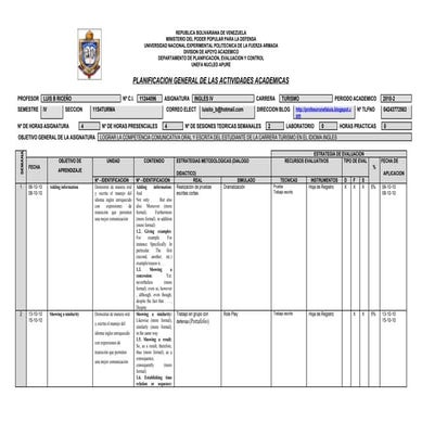 Planificacion general 2010 2 - iv