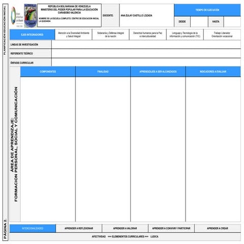 PLANIFICACION INICIAL Educacion Inicial.pptx