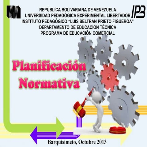 Planificacion normativa