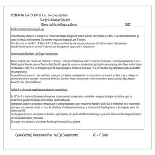 Planificacion sentidos 1° básico (g...