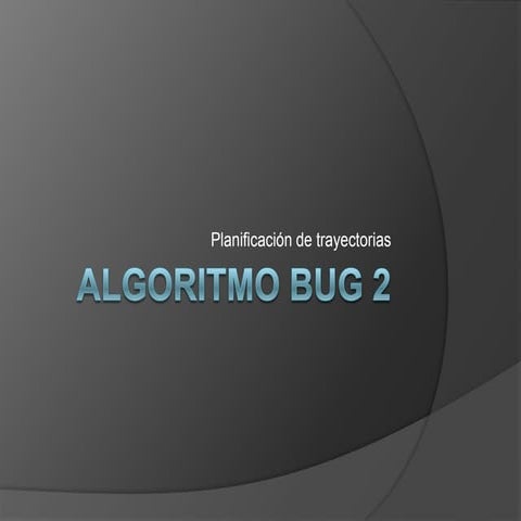 Algoritmo BUG2 - Planificacion trayectorias