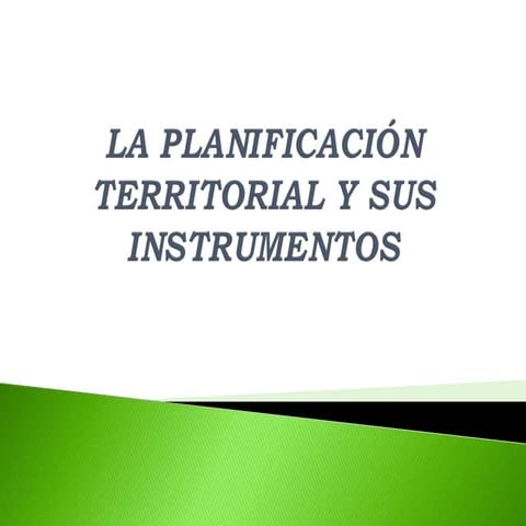 Planificacion urbana ppdi