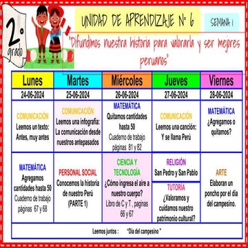 PLANIFICADOR UNIDAD 6 - 1° GRADO MAESTRA JANET.pdf