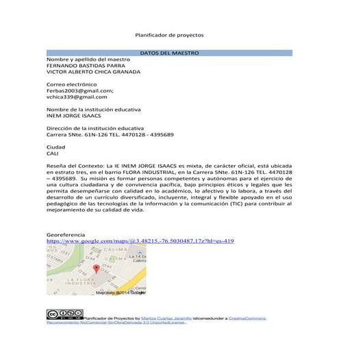 Planificador de proyectos 25 08 2014