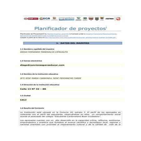 Planificador de proyectos sesion 3