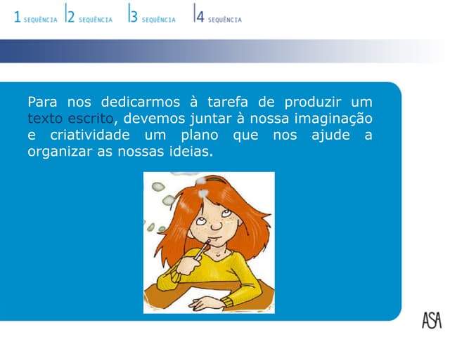 Planificar e produzir um texto