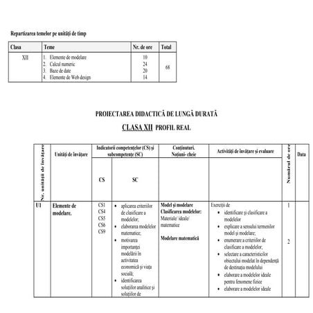 Planificareunitaţicl xii