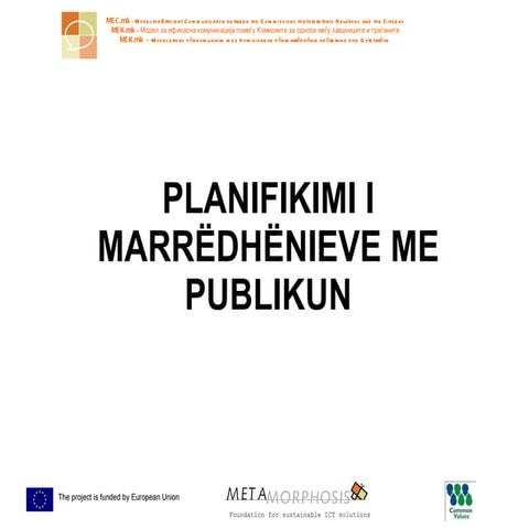 Planifikimi i marrëdhënieve me publikun
