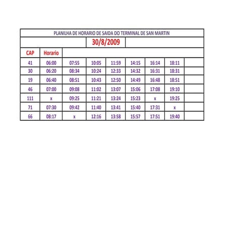 Planilha Em HoráRio De 30 08 2009