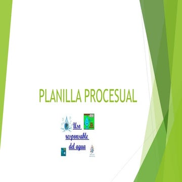 Planilla procesual