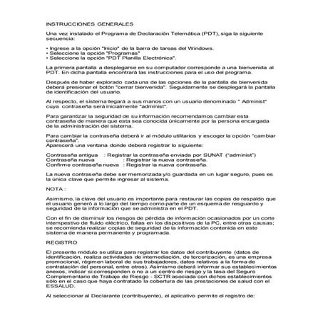 Planillas electrónicas.