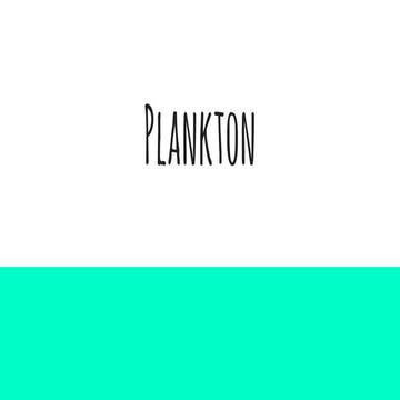 Plankton 