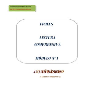 Plan lectura comprensiva