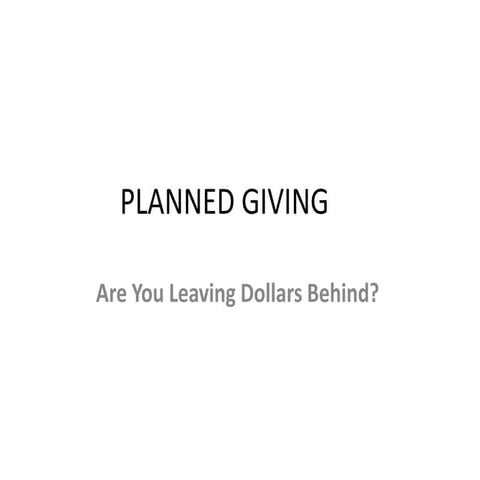 Foundation Center of Atlanta - Planned Giving Course
