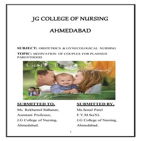 Motivation of Couple For Planned parenthood- Preconception Care,Preparing  fo...