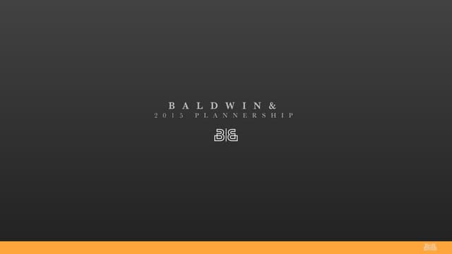 Baldwin& Spring 2015 Plannership