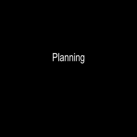 Planning
