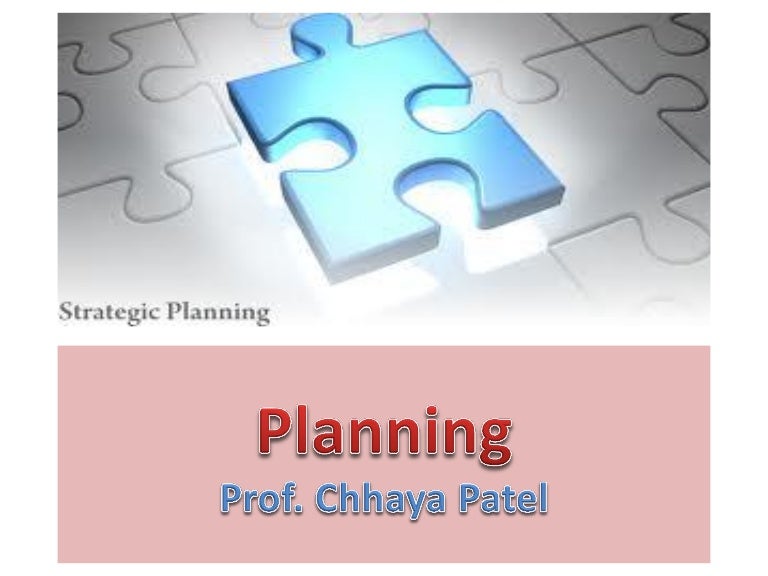 Planning
