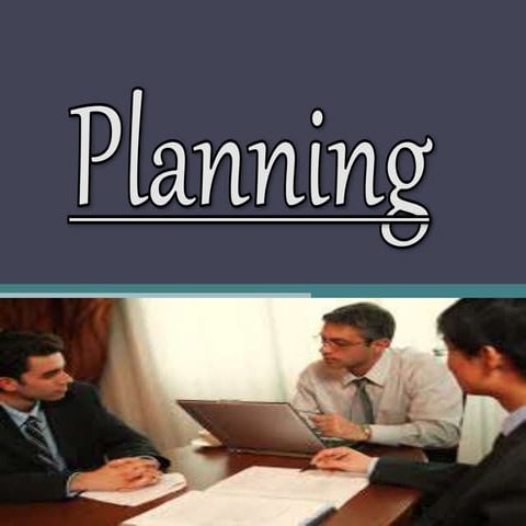 Planning