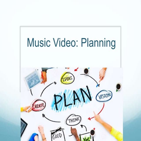 Planning your music video lesson 1