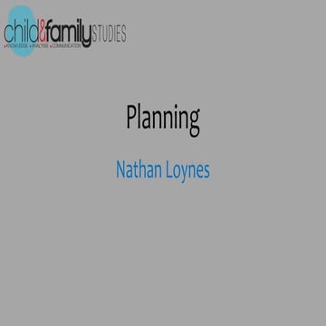 Planning