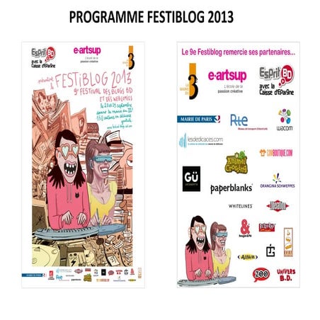 Festiblog Programme 2013 