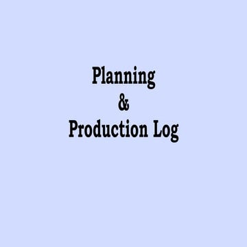 Planning product 