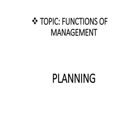 Planning is an important role in leadership and management nursing