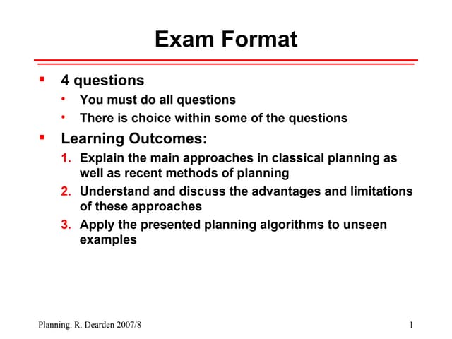 Planning Algorithms