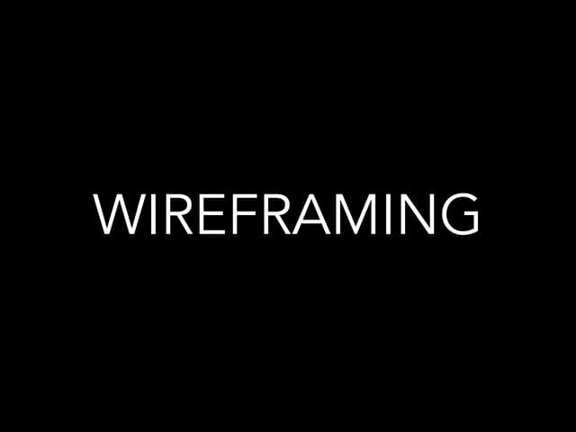 Planning and-wireframing