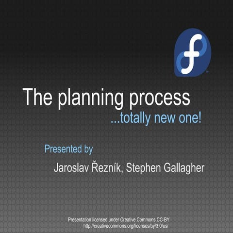 Fedora planning process - totally new one!
