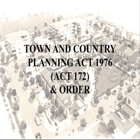 Planning act seminar