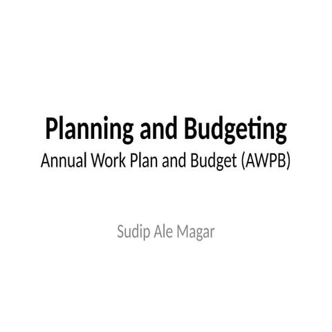 Local Planning and Budgeting Linkage | PPT