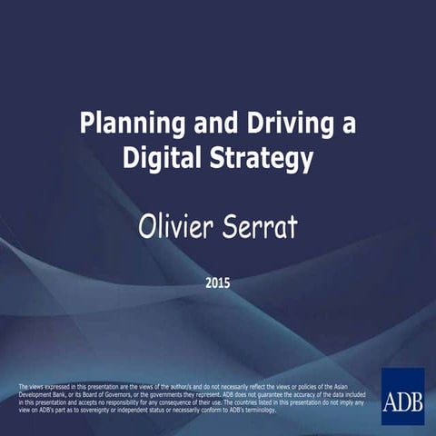 Planning and Driving a Digital Strategy