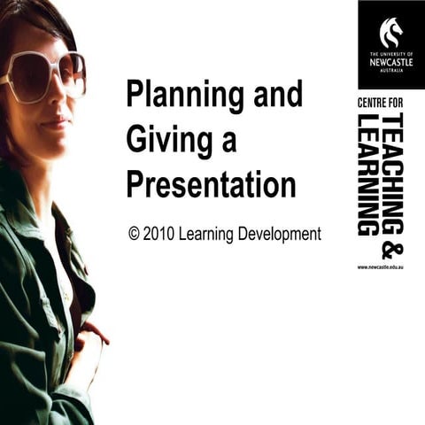 Planning and giving a presentation