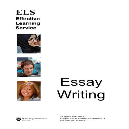 Planning and writing essays