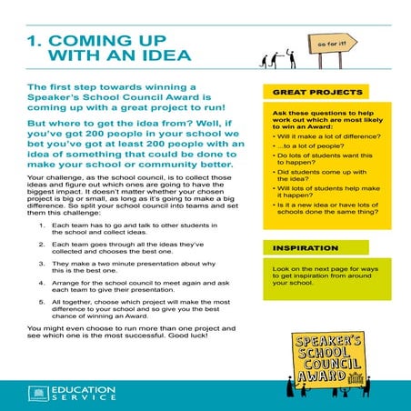 Planning a project   coming up with an idea