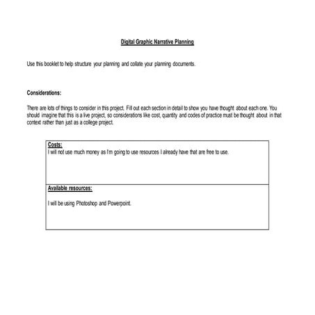 Planning booklet home