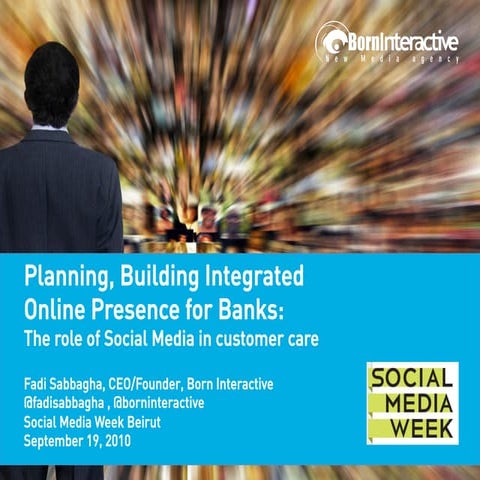 Planning building online presence for banks 