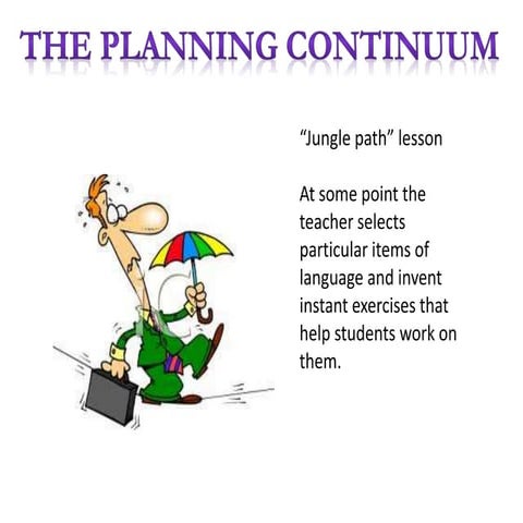 Planning continuum