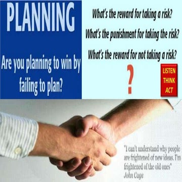 Planning For a Change